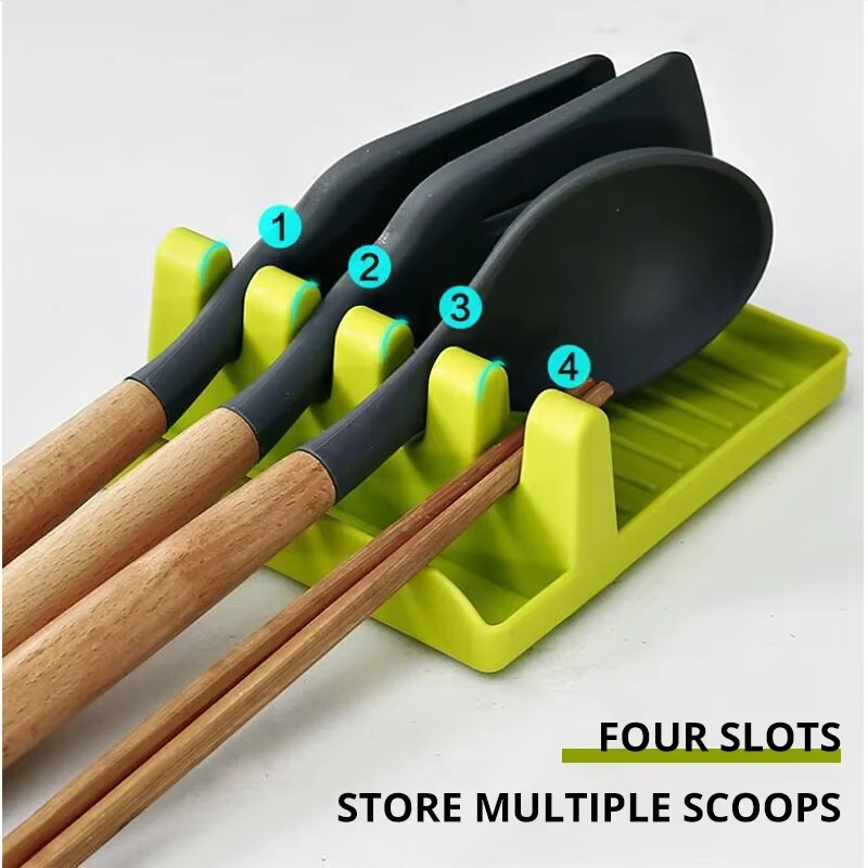 Kitchen Appliances Storage - حامل ملاعق بلاستيكي غير قابل للانزلاق