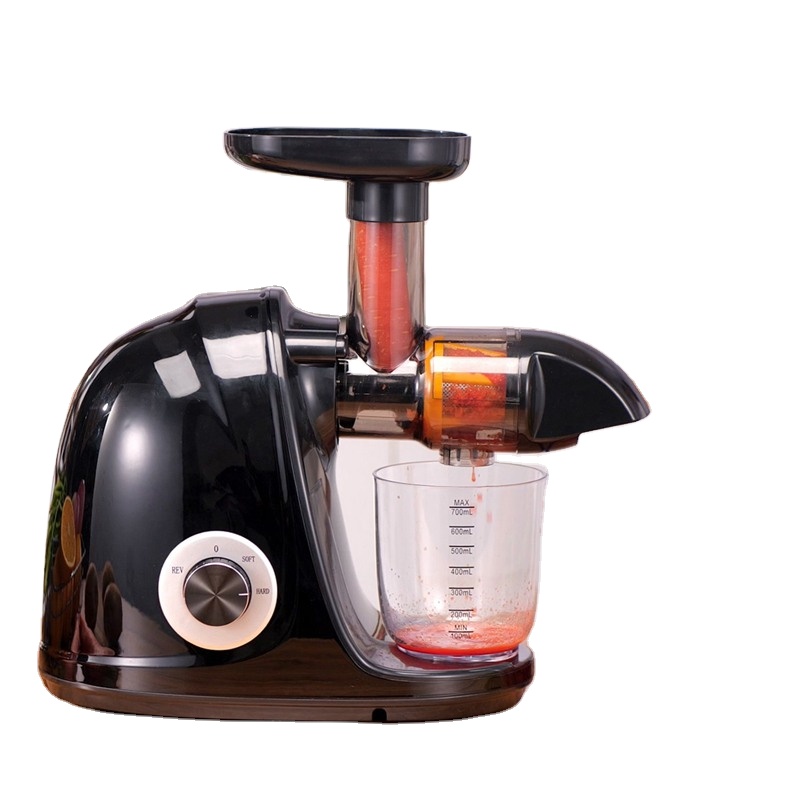 Kitchen Appliances Quality - عصارة بطيئة أفقية سوداء عالية الجودة