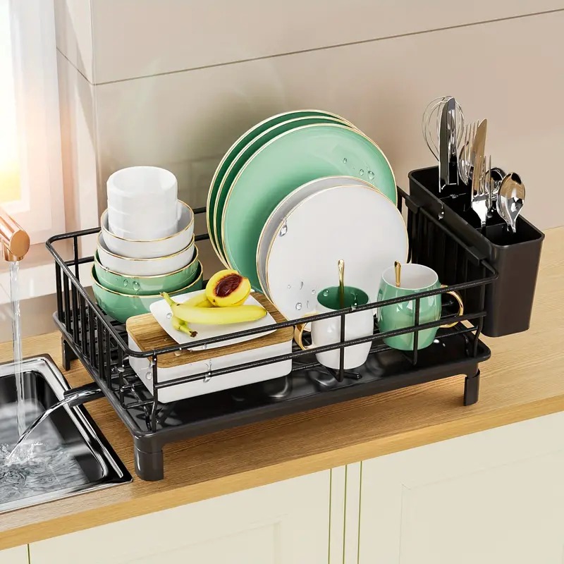 Kitchen Appliances Storage - رف تجفيف أطباق مقاوم للصدأ لسطح